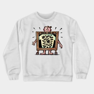 Xray Shows Herbs Inside Man Crewneck Sweatshirt